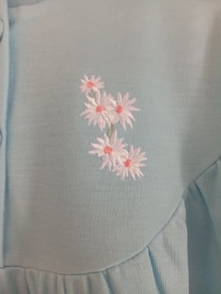 Camisón señora azul vintage.