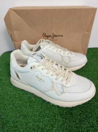Zapatillas Pepe Jeans Beige y Blancas
