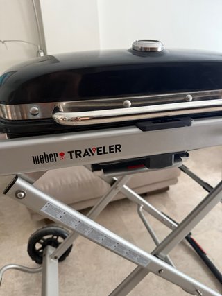 Barbacoa Weber Traveler Gas Negra