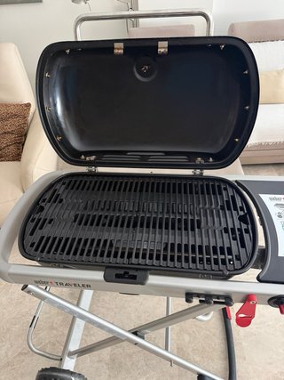 Barbacoa Weber Traveler Gas Negra