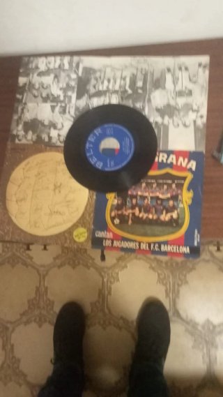 Disco Vinilo Azul y Grana FC Barcelona