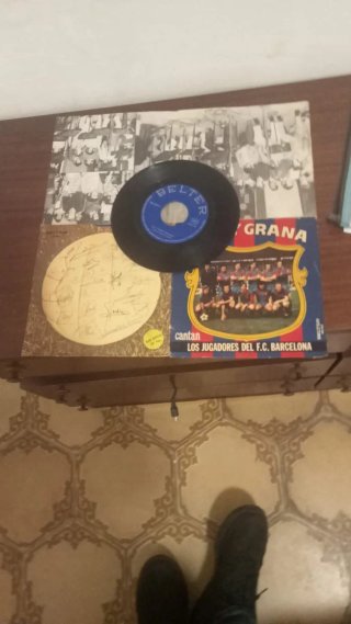 Disco Vinilo Azul y Grana FC Barcelona
