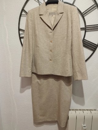 2 Trajes Falda Cortefiel Beige y Naranja