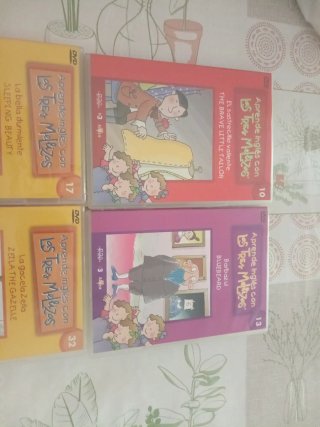 Lote 4 DVDs Las Tres Mellizas (Español/Inglés)