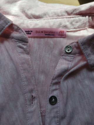 Camisa rosa sin mangas Bershka Talla M