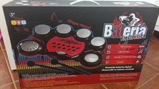 Batería Electrónica Infantil Drum King