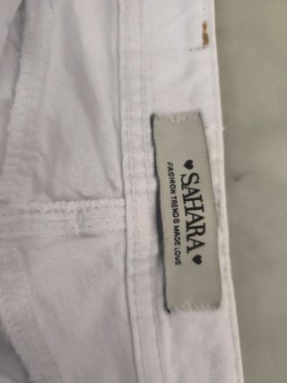 Shorts blancos niña