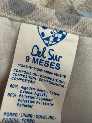 Capota bebé de lunares