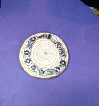 Pulsera acero plateado diseño geométrico