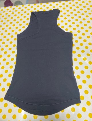 Duo canotte Sisley nero e blu
