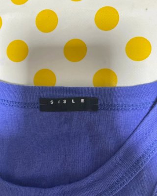 Duo canotte Sisley nero e blu