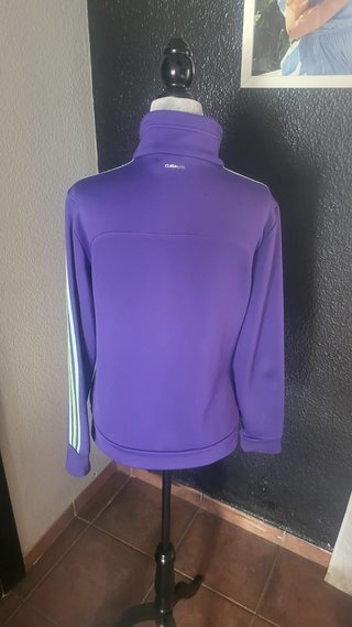 Chaqueta Adidas Climalite Mujer Morado Verde