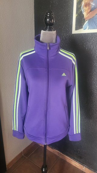 Chaqueta Adidas Climalite Mujer Morado Verde