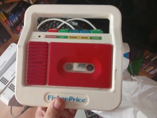 Cassette reproductor Fisher Price Años 80
