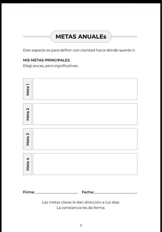 Planificador anual sin fecha (12 meses)