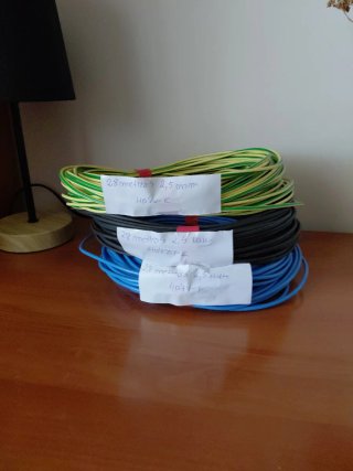 Cable Eléctrico 2,5 mm H07V-K (Varios Colores)