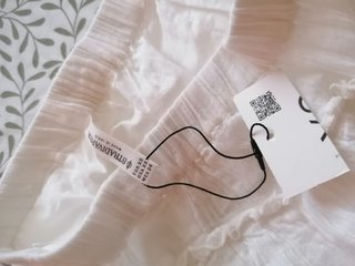 Falda pantalón blanca volantes