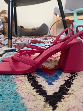 Sandalias Pull&Bear Rosa Talla 38