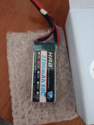 2 Baterías LiPo HRB 2200mAh 50C XT60