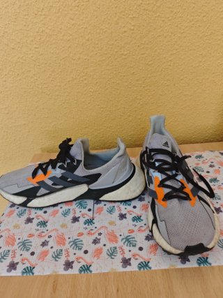 Adidas X9000L4 Gris Naranja