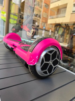 Hoverboard rosa con funda y cargador