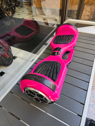 Hoverboard rosa con funda y cargador