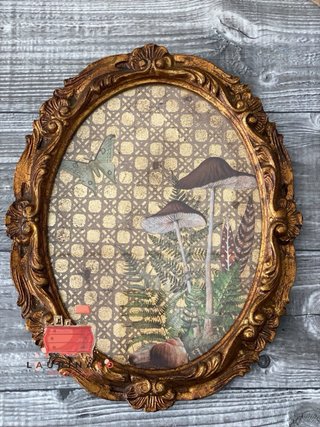 Cornice decorativa dipinta a mano