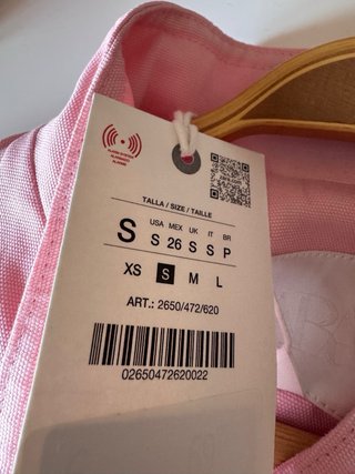 Chaqueta cruzada ZW Collection rosa Talla S