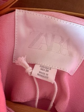 Chaqueta cruzada ZW Collection rosa Talla S