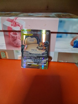 Eevee & Snorlax GX TAG TEAM Carta Pokémon