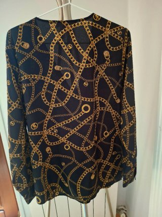 Blusa Michael Kors Cadena Dorada Talla S