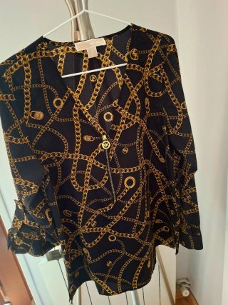 Blusa Michael Kors Cadena Dorada Talla S
