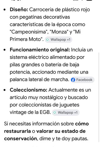 Moto Feber años 80