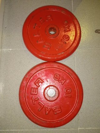 Disco Pesas Salter 10kg 30mm
