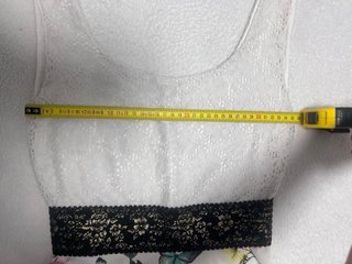 Vestido Corto Encaje y Mariposas Talla Única