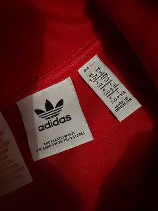 Mono Adidas Rojo Niña Talla 9-10