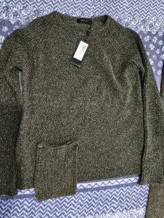 Conjunto Jersey y Falda Verde Mujer