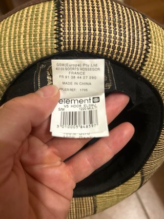 Cappello Element paglia uomo donna