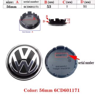 Tapas de buje Volkswagen Golf 8