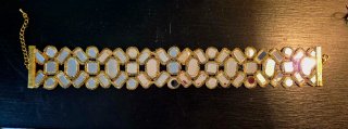 Elegante choker dorato con specchietti