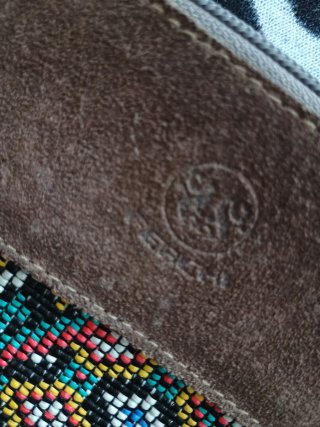 Bolso Ferchi marrón y multicolor