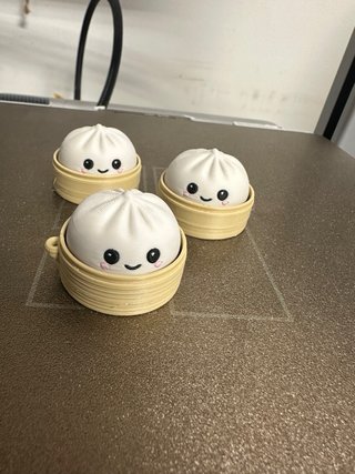 Raviolo Bao Fidget Clicker Anti-Stress Stampa 3D