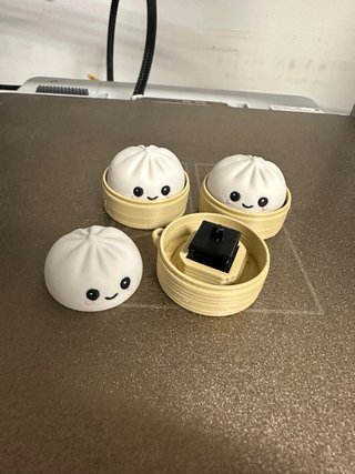 Raviolo Bao Fidget Clicker Anti-Stress Stampa 3D