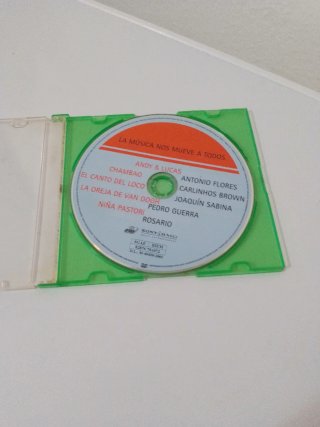 CD La Música Nos Mueve A Todos