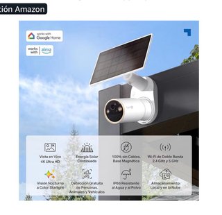 Tapo C460 Kit Cámara Vigilancia WiFi Exterior 4K