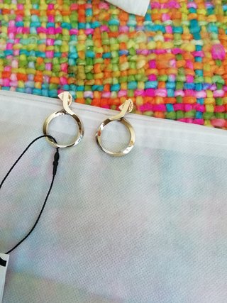 Pendientes Adolfo Domínguez Dorados