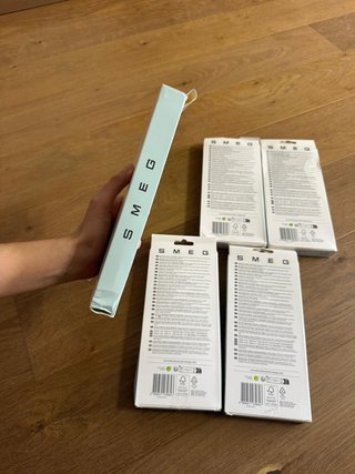 Pack 5 Juegos de Cubiertos SMEG nuevos