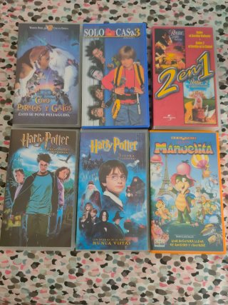 Lote 6 Películas Infantiles VHS