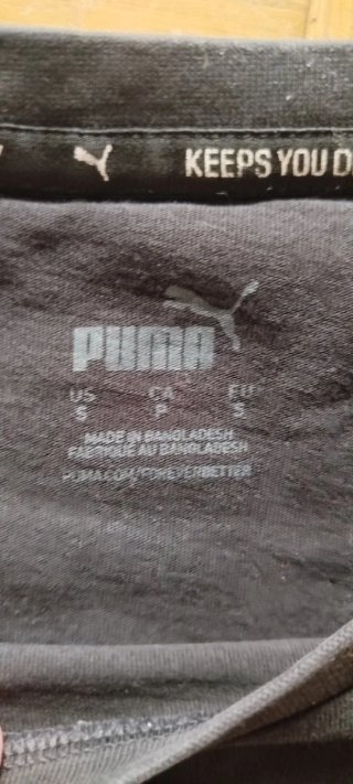 Camiseta Puma Negra Talla S