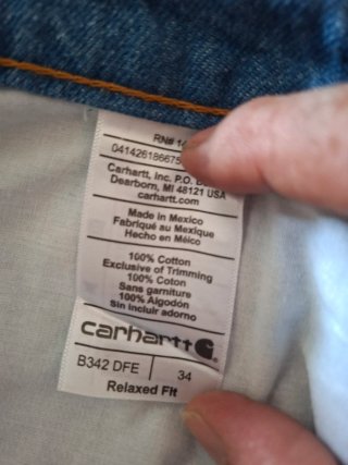 Pantalón vaquero Carhartt azul